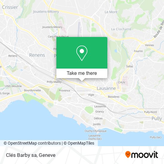 Clés Barby sa map