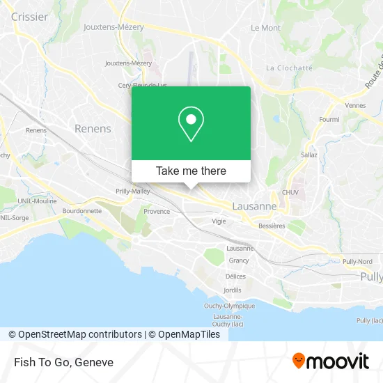 Fish To Go map