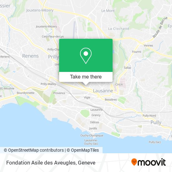Fondation Asile des Aveugles map