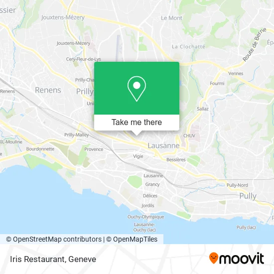 Iris Restaurant map