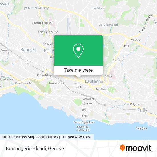 Boulangerie Blendi map
