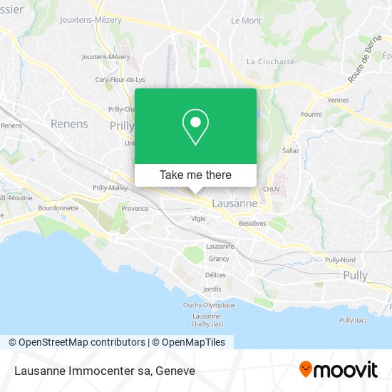 Lausanne Immocenter sa plan