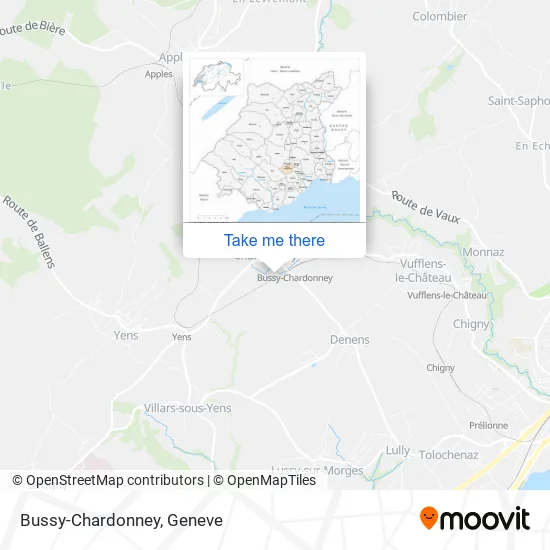 Bussy-Chardonney map