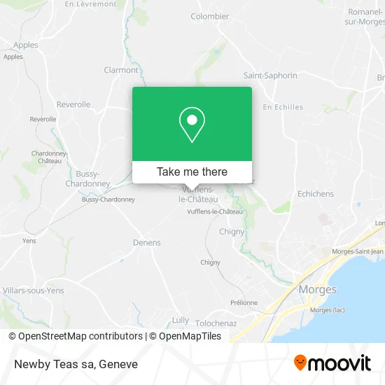 Newby Teas sa map