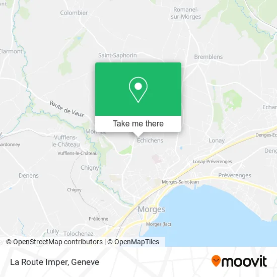 La Route Imper map