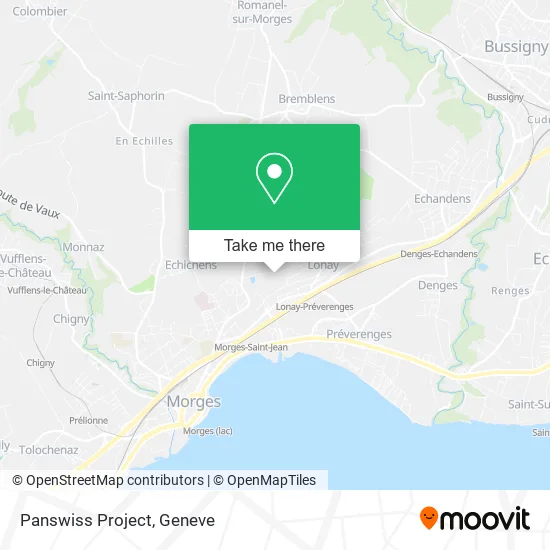 Panswiss Project map