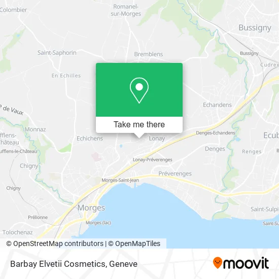 Barbay Elvetii Cosmetics map