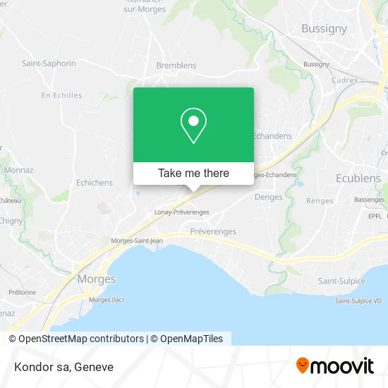 Kondor sa map