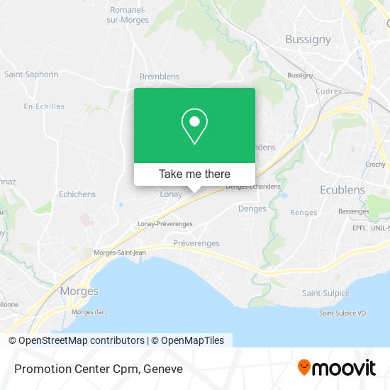 Promotion Center Cpm map