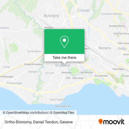Ortho-Bionomy, Daniel Tendon map