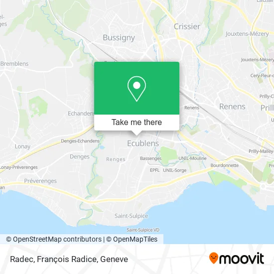 Radec, François Radice map