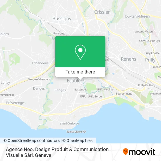 Agence Neo. Design Produit & Communication Visuelle Sàrl map