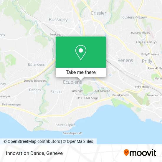 Innovation Dance map