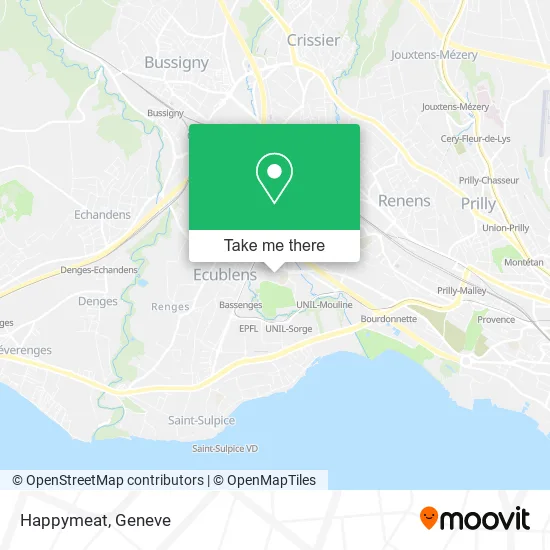 Happymeat map