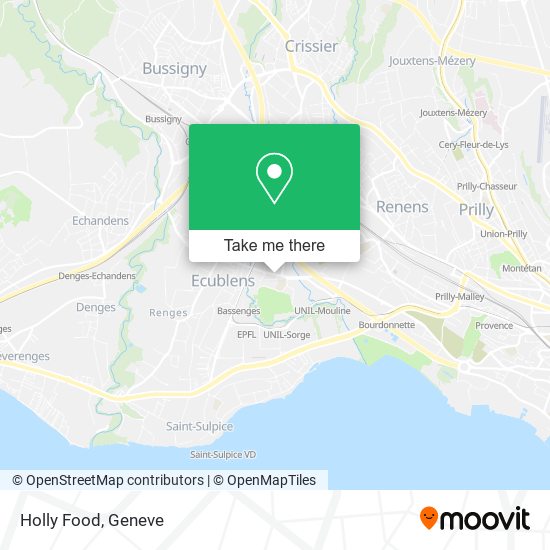 Holly Food map