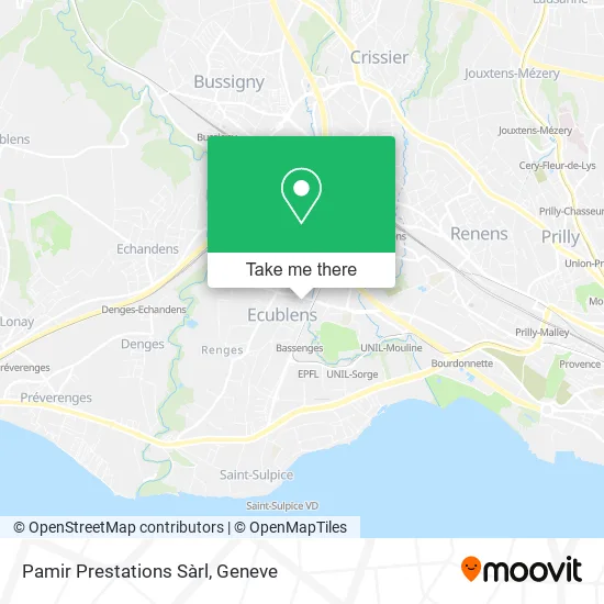 Pamir Prestations Sàrl map