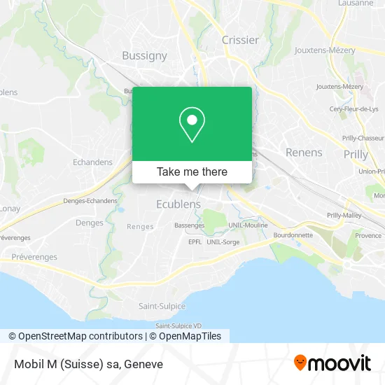 Mobil M (Suisse) sa map