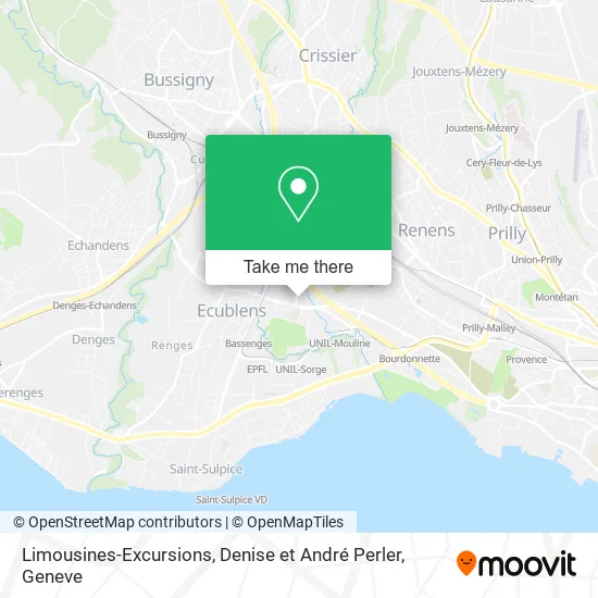 Limousines-Excursions, Denise et André Perler map