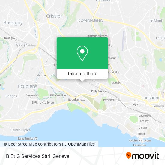 B Et G Services Sàrl map