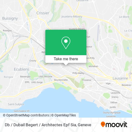 Db / Dubail Begert / Architectes Epf Sia map