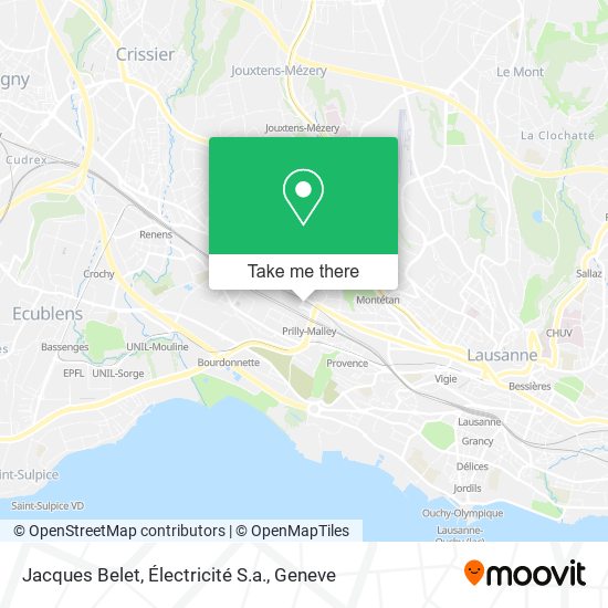 Jacques Belet, Électricité S.a. map