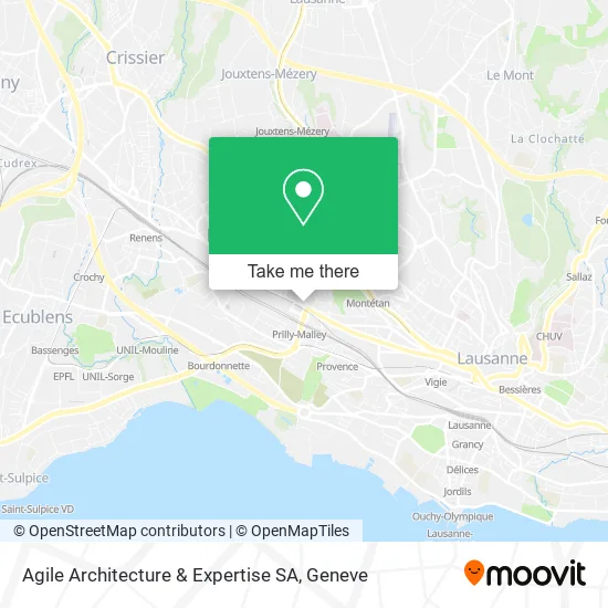 Agile Architecture & Expertise SA map