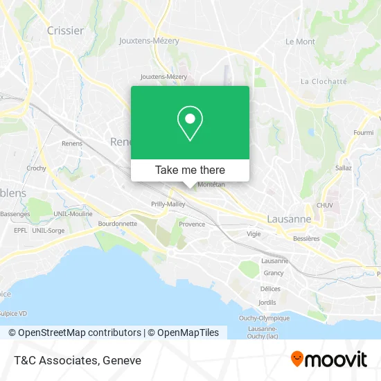 T&C Associates map