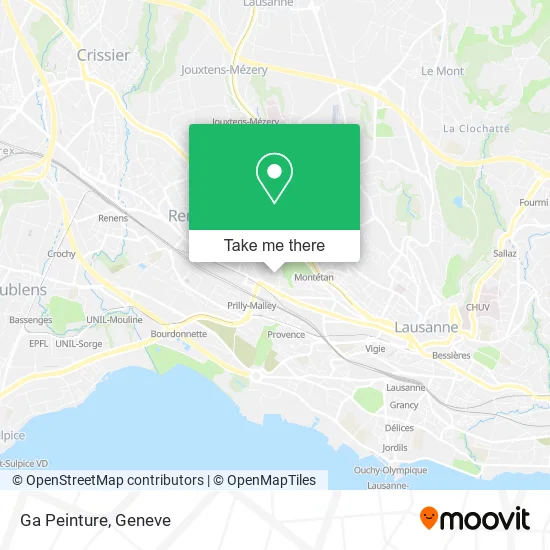 Ga Peinture map