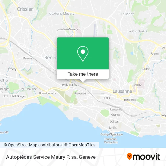 Autopièces Service Maury P. sa map