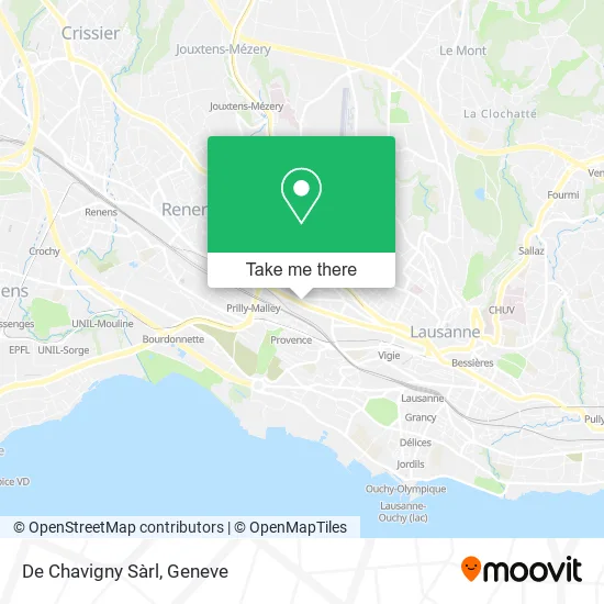 De Chavigny Sàrl map