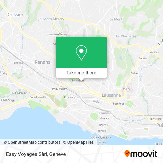 Easy Voyages Sàrl map