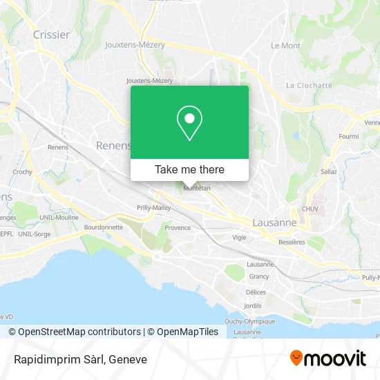 Rapidimprim Sàrl map