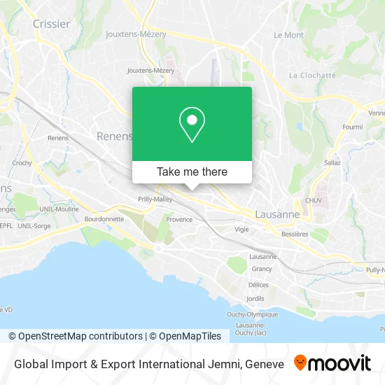 Global Import & Export International Jemni map