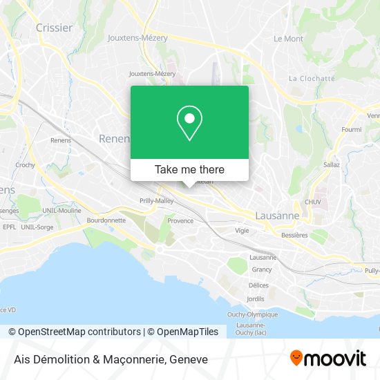 Ais Démolition & Maçonnerie map