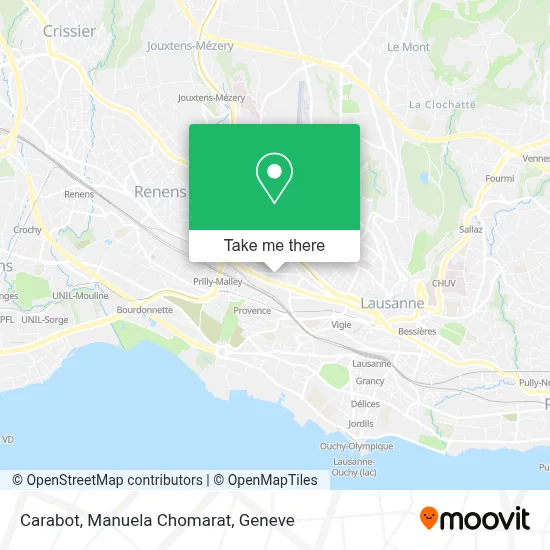 Carabot, Manuela Chomarat map