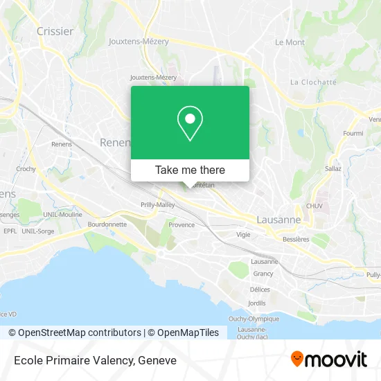 Ecole Primaire Valency map