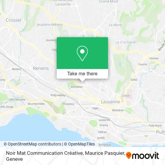 Noir Mat Communication Créative, Maurice Pasquier map