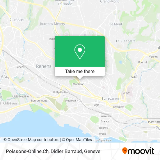 Poissons-Online.Ch, Didier Barraud map