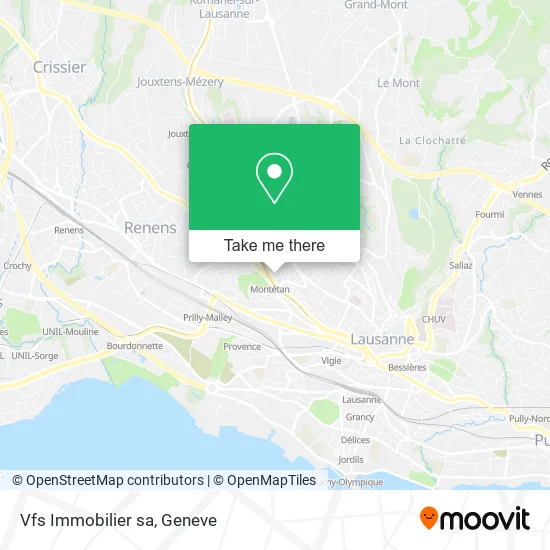 Vfs Immobilier sa map