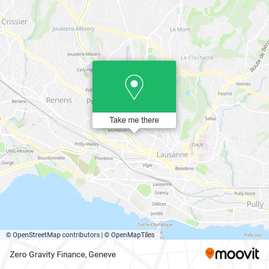 Zero Gravity Finance map