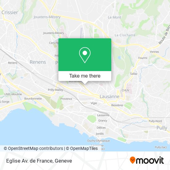 Eglise Av. de France map