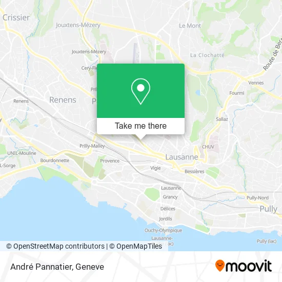 André Pannatier map