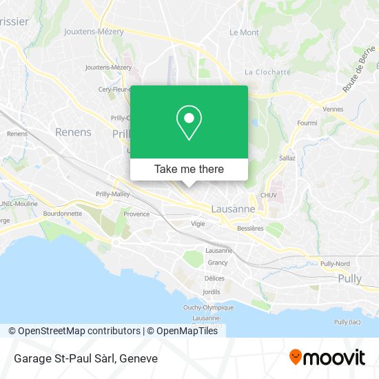 Garage St-Paul Sàrl map