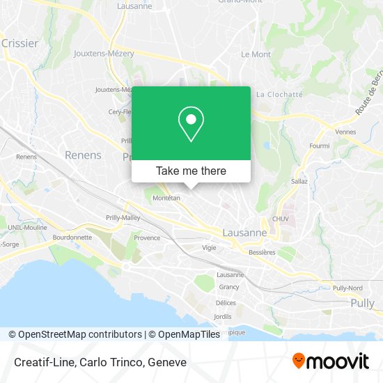 Creatif-Line, Carlo Trinco map