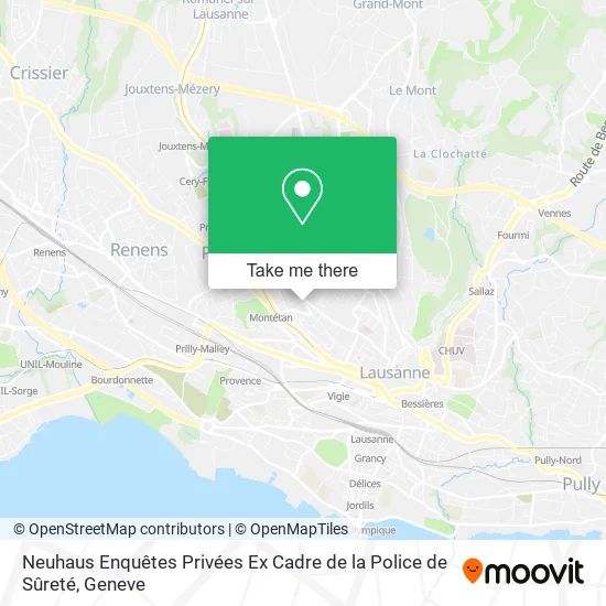 Neuhaus Enquêtes Privées Ex Cadre de la Police de Sûreté map