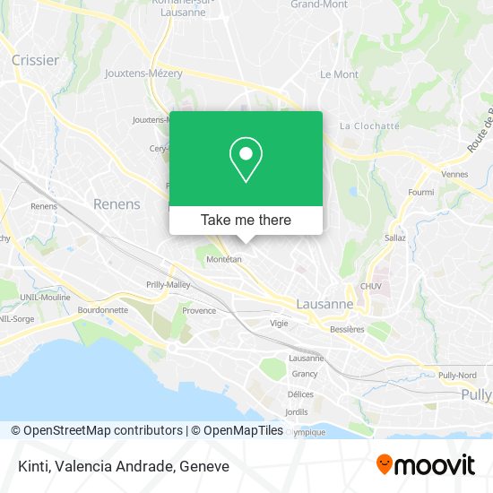 Kinti, Valencia Andrade map