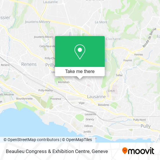 Beaulieu Congress & Exhibition Centre map