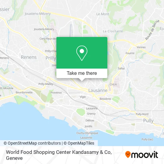 World Food Shopping Center Kandasamy & Co map