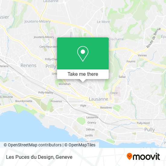 Les Puces du Design map