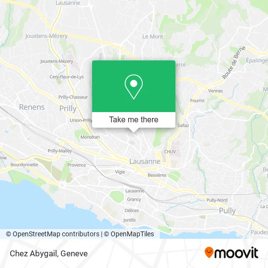 Chez Abygail map